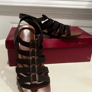 Munro Bronze Gladiator Sandals Leather